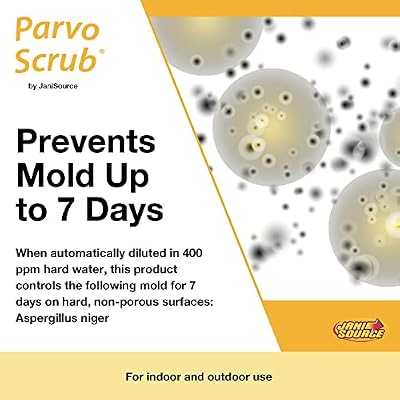 ParvoScrub Veterinary & Kennel Disinfectant, Cleaner, Deodorizer Bundle (1 Concentrated Gallon and 2-32 Ounce Bottles)