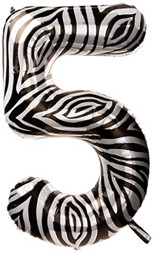 Northstar 00871 Number 5-Zebra, 34", Multicolored