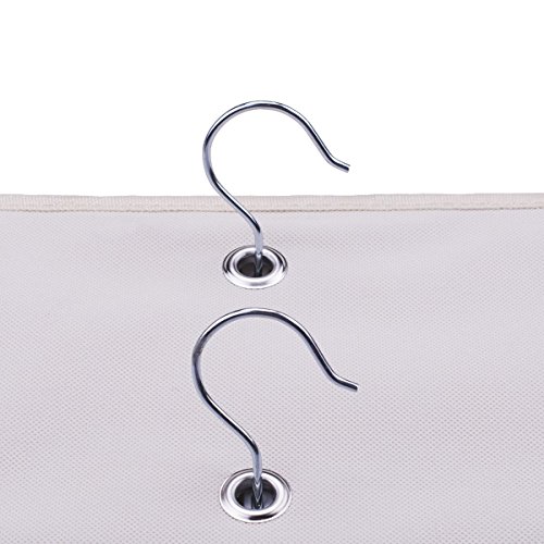 Longteam Hanging Purse Handbag Organizer Homewares Nonwoven 10 Pockets Hanging Closet Storage Bag #TOP3