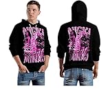 GLOWICONIC Nicki Rapper Singer Minaj Hoodie Men's Long Sleeve Sweatshirt Fashion Kangaroo Pocket Hoodies For Woman's Men Pullover Sports Workout Style