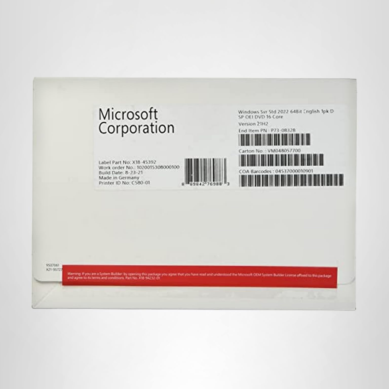 Amazon.com: Microsoft Windows Server 2022 Standard | Base License