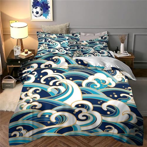 Housse de couette 140x200 douce et légère en microfibre imprimée 3D - 6