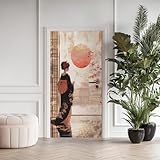 Le Meilleur Cadeau : Ce Papier Peint de Porte est Très Artistique et Décoratif, est non Toxique et ne Dissipe pas les Odeurs. Retirer Sans Laisser De Résidus, Aucun Mal à L'enfant et Aux Animaux, C'est Le Meilleur Cadeau pour Votre Famille et Vos Amis pour la Fête des MèRes, La FêTe Des PèRes, La FêTe des Enfants et le Nouvel an