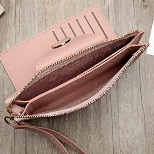 Women's Long Wallet Buckle Ladies Wallet Zipper Clutch Handbag3