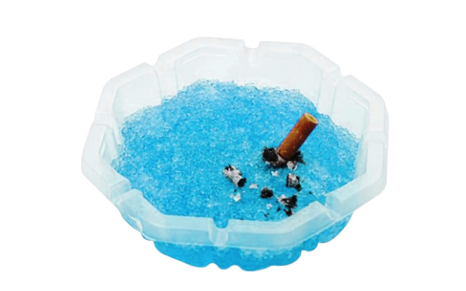 ARSH Ashtray for Cigarettes 10 pcs with Ash Absorbing Gel Balm, Ash tray Outdoor