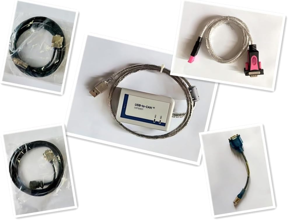 Diagnostic Tool Cable V2 DiaSys Version for MTU IXXAT Marine Engine MTU 2000 4000 ECU ECM with Software DiaSys Blueline bluevision