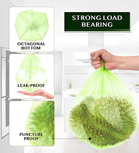 Image of Smart LED Car Trash Can, Bisposable Trash Bags 4Gallon, 150Counts Waterproof Leather Storage Pocket Portable Garbage Bag for Car Bathroom Home Bedroom Office Garbage Can