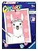Price comparison product image Ravensburger CreArt No Drama Llama Paint By Numbers Kits for Children - Painting Arts and Crafts for Kids Age 7 Years Up