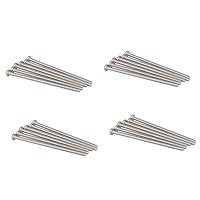 Vista 58 de MroMax 30 tornillos de máquina Phillips de cabeza plana M2 x 0.197 in, acero inoxidable 304 18-8, rosca completa, tornillos de cabeza cruzada gris