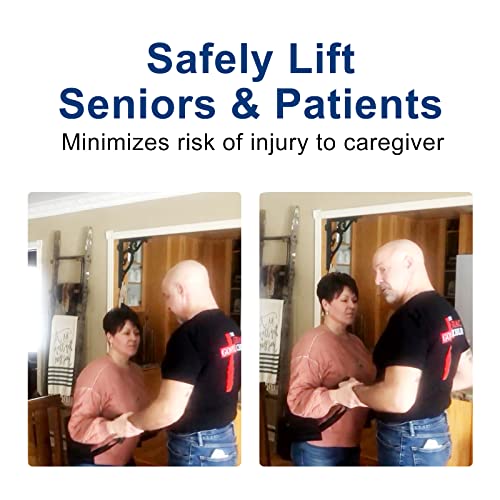 Lift Belt 39'' For Elderly Patients Help Pick Off Floor & Stand Turn On Bed Chair Assist Aid, Transfer Sling Handicapped Accessories, Medical Supplies For Home Care, Thicken Padded With Handles #TOP1