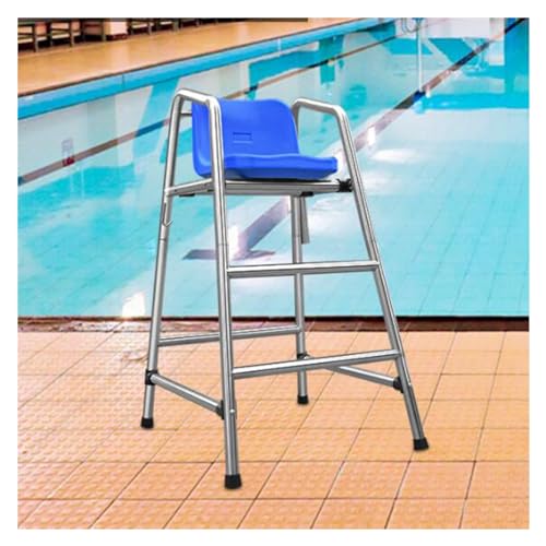 Silla salvavidas de acero inoxidable para piscina 120 cm miniatura 1
