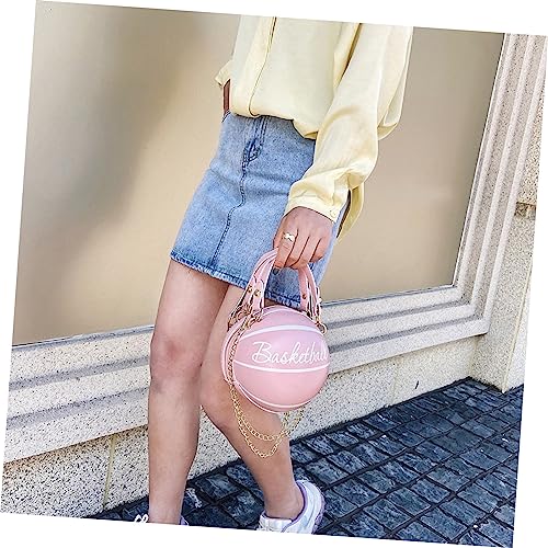 1pc basketball chain bag basketball purses for women ladies shoulder bags pink phone wallet football2
