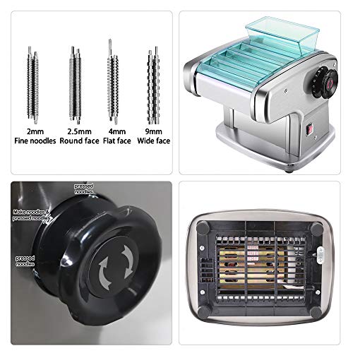 Machine à pâtes automatique 135 W avec 9 réglages d'épaisseur - 5