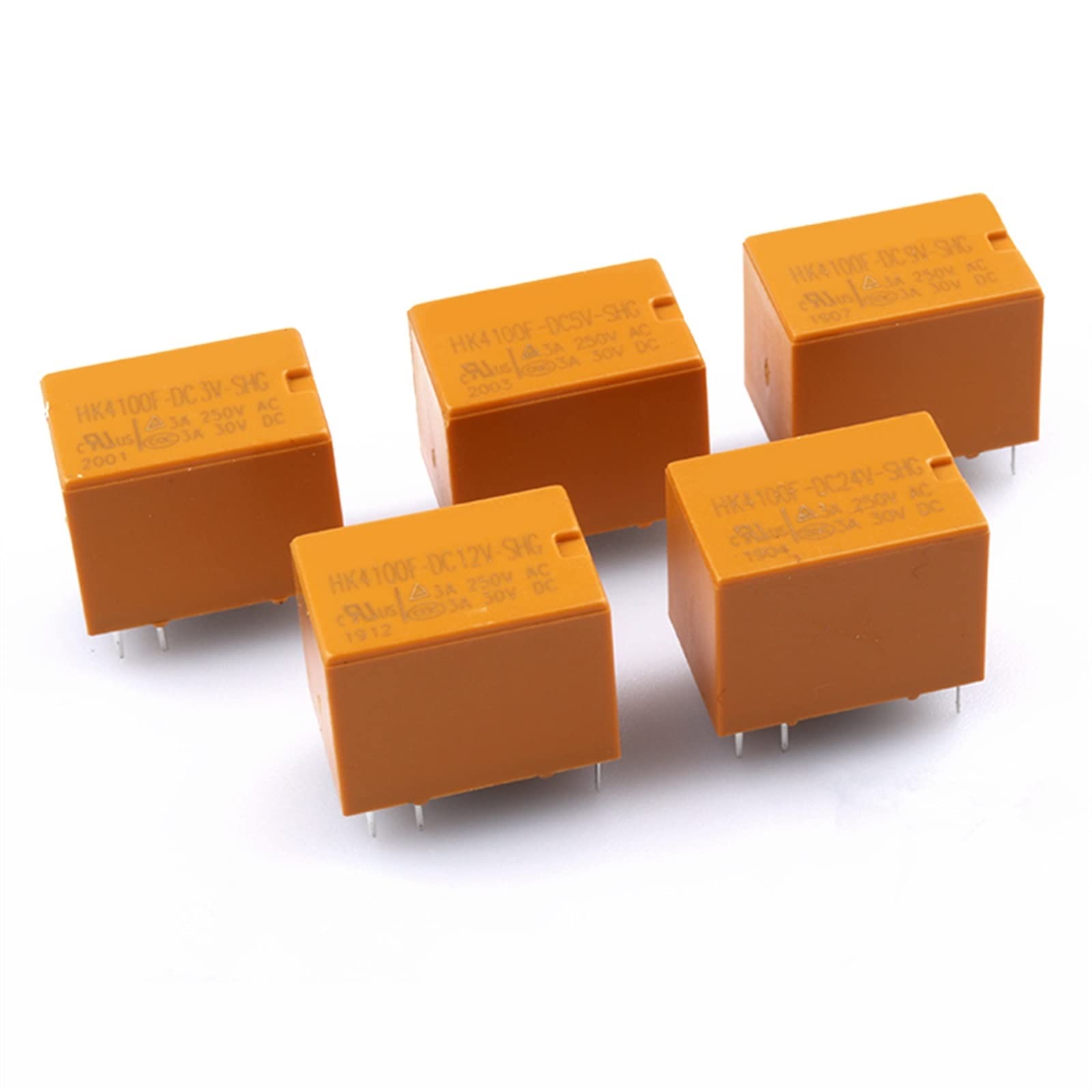 Relais HK4100F-DC12V-SHG subminiature 6 broches 3A pour circuits imprimés