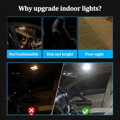 Kit luces LED habitáculo coche para BMW Serie 3 E36 E46 E90 E91 E92 E93 accesorios 4