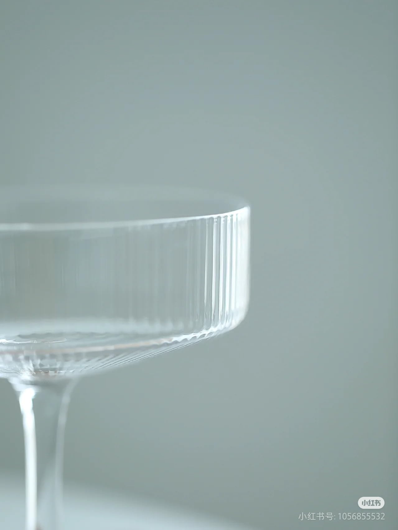 8 StückGerippte Coupé-Gläser | Martini-Gläser | Vintage-Cocktailgläser 30 cl