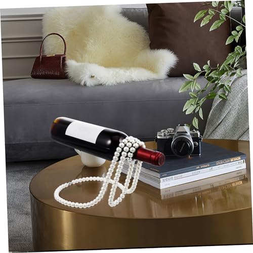 Soporte de vino de mesa con diseño en hierro miniatura 4