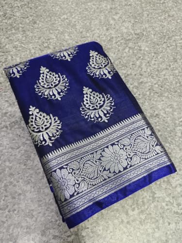 Image of Women's Glory Banarasi Satin Silk With Embroidered Design.