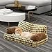 MFMEXUL Dog Sofa Bed, Pet Sofa, Modern Non-Slip Soft Relaxing Cat Sofa Bed, Indoor Cat Sofa, All Seasons, Green S