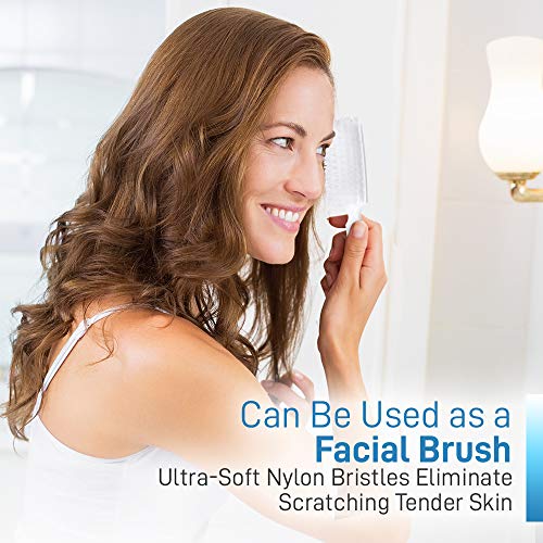 Fuller Brush Baby Pro Ultra-Soft Nylon Bristle Hairbrush For Babies Or Those With Sensitive Scalpes. - No Frizz Wet And Dry Styling And Smoothing Hair Brush W/ Wavy Bristles And Easy Grip - Safe Gentle Comb For Babies #TOP4