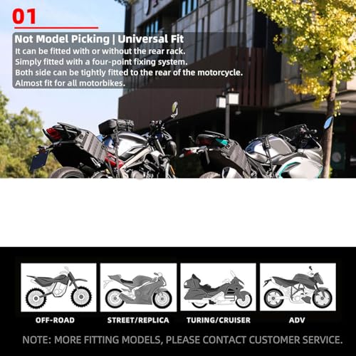 Bolsa impermeable de 6L para llevar herramientas en defensas Suzuki 4