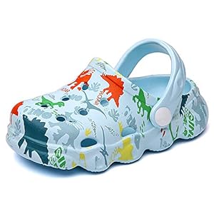 INMINPIN Kids Cute Clogs Cartoon Garden Shoes Boys Girls Slides Slippers Indoor Outdoor Children Water Shower Beach Pool Sandals