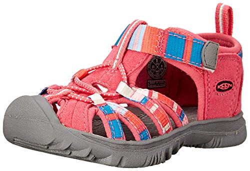 KEEN Toddler's Whisper Sandal, Raya Honeysuckle, 5 M US Toddler