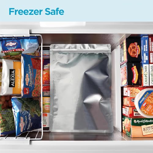 Bolsas de almacenamiento reutilizables de papel de aluminio para evitar comida estropeada 8