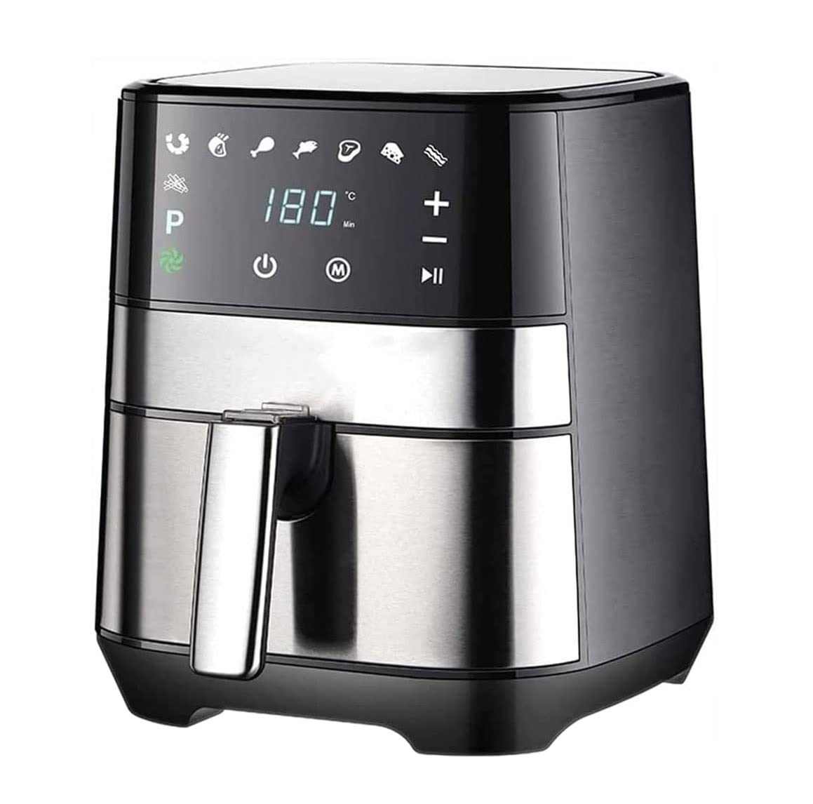 Air Fryer Oven Electric Oilless Cooker with LED Digital Touch Screen 8 in 1 Electric Hot Oven Cooker
