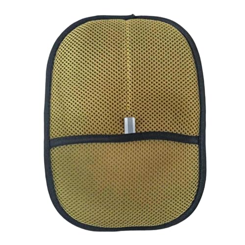 Benboo マッサージグローブ 通気性メッシュ 猫用ブラシ 優しい手触り 犬用ブラシ お手入れ簡単 ペット用手袋 効果的な除去 抜け毛取りクリーナー 乾湿両用 ペットの入浴時や日常のグルーミング 衣類の毛取りに対応, 黄色