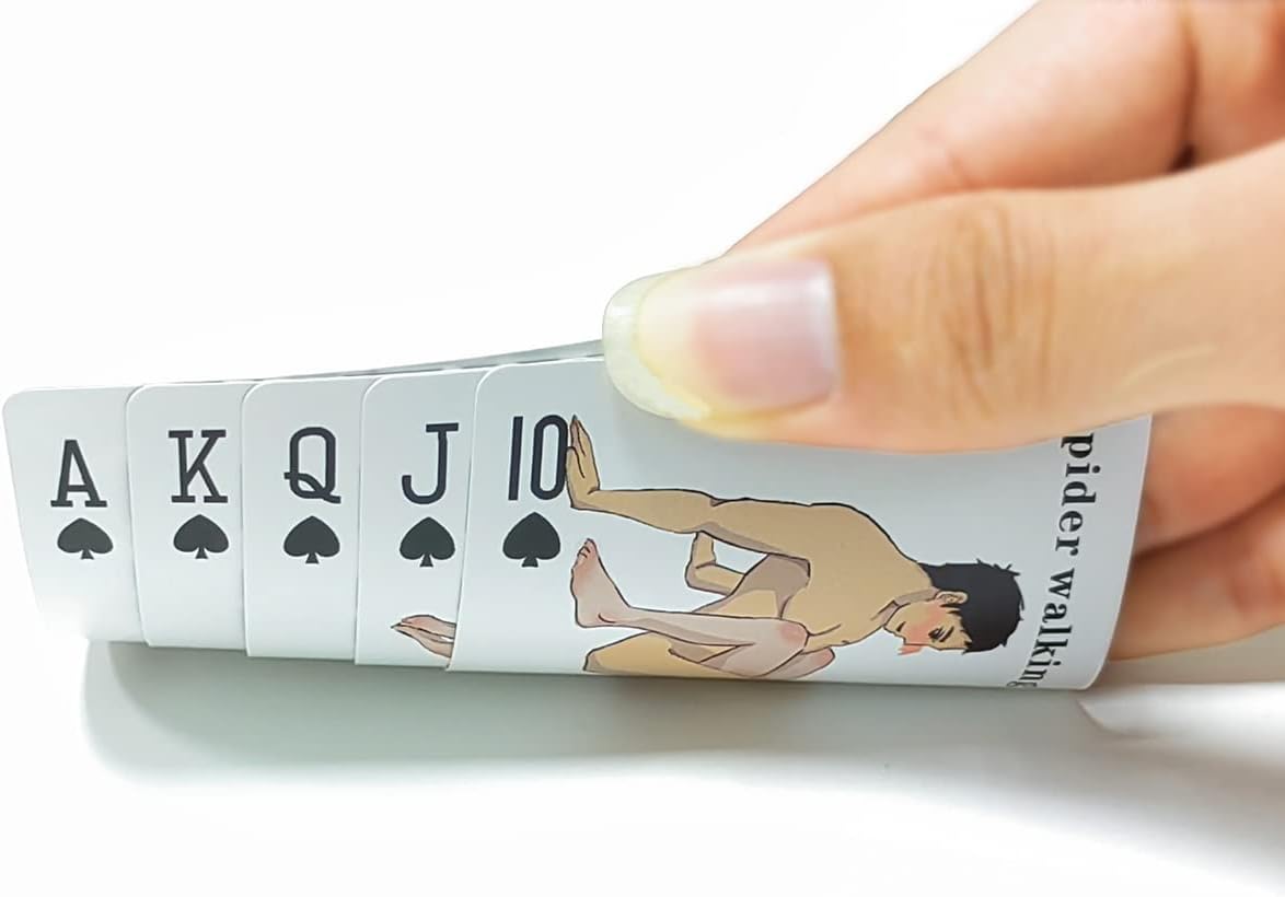 Playing Cards Couple-Games Poker Card Game - New-Poker Couples Card Party Game Floor Game 54 Sheets