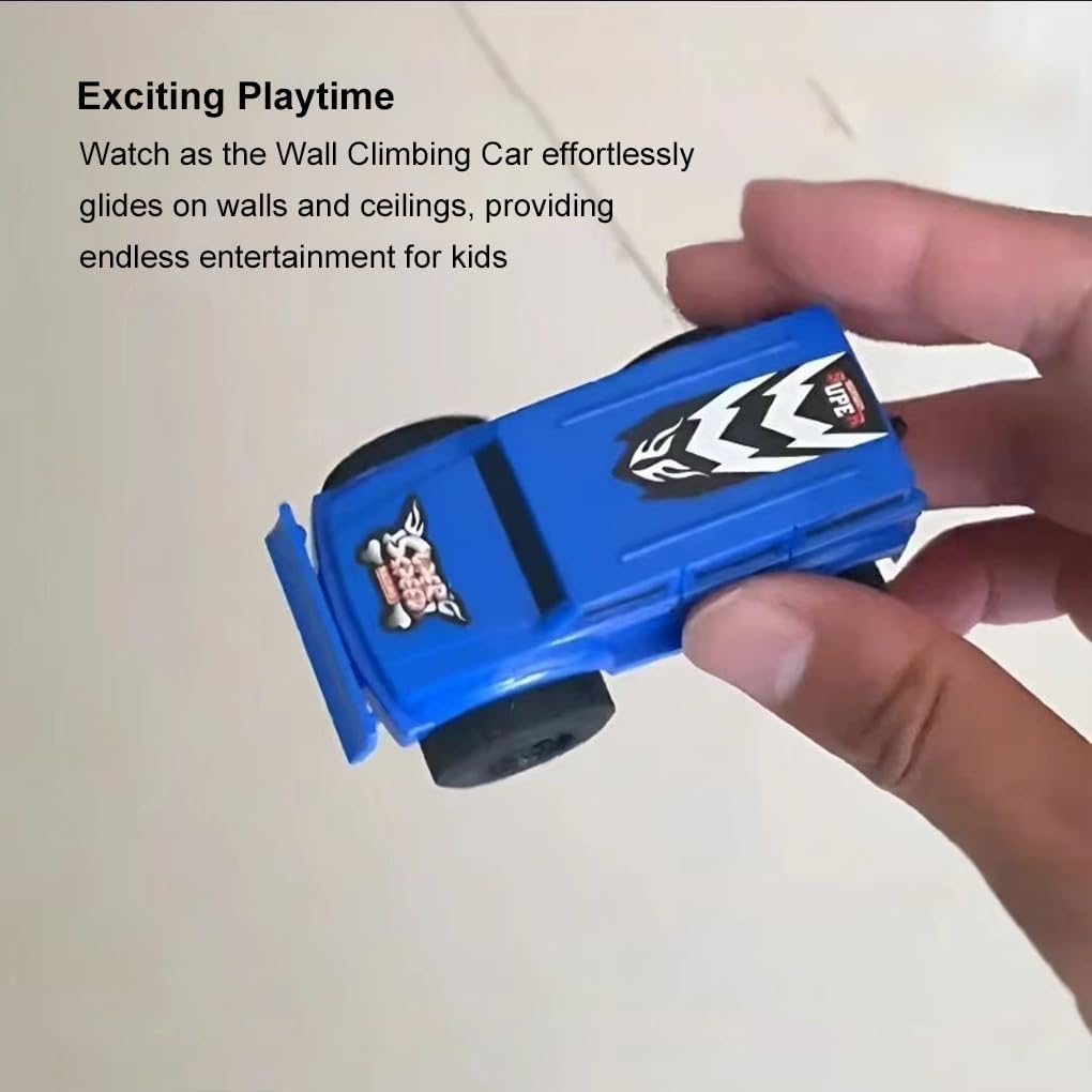 homwowo Innovative Wall Climbing Toy Magnetic Levitation Effect for Kids Magnetic Wall Climbing Car ABS Wall Climbing Car Toy, Blue - Image 8