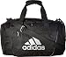 adidas Women's Defender III small duffel Bag, Black/Silver, One Size