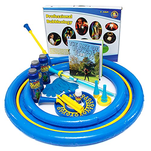 Uncle Bubble - PROFESSIONELLES BUBBLEOLOGY KIT - Das Blasenset enthält Alles Notwendige, von WERKZEUGEN, BLASENKONZENTRAT bis hin zu ANLEITUNGEN, um riesige Blasenskulpturen Cover