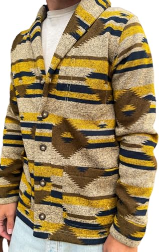 Junk Food - Mens Lowry Long Sleeve Sweater Fleece Cardigan Sweater2