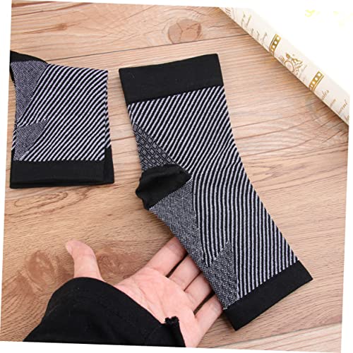 DOITOOL 1 De Meias De Entorse Tamanho Do Pé Protetor De Tendão Preto Todos Os Dias E Suporte De Mang