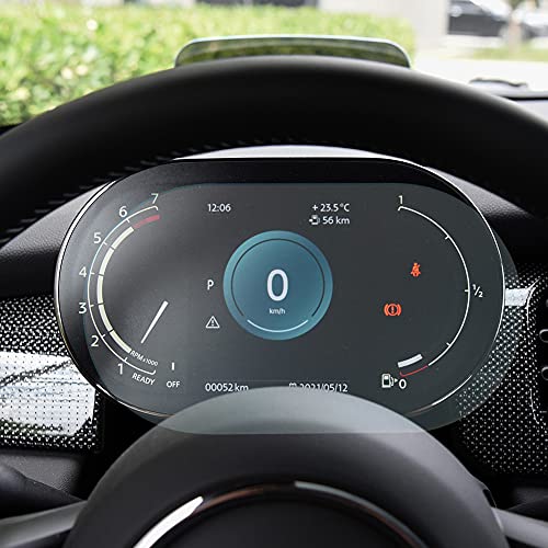 MANG JIANG Car LCD Tachometer Speedometer Instrument Panel Screen Protector for 2022+ Mini Cooper F54 F55 F56 F57 F60 Car Infotainment Stereo Display Center Protective Film (PET Plastic Protector)