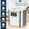 MAGNAVOX Home Culinary Chef Series, 1GALLON Smart Electric Food Waste Composter, Stainless Steel