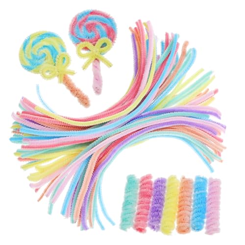 OSALADI Thick Craft Pipe Cleaners 200 Pcs Chenille Sticks Twisting Sticks Craft Stems for DIY Projects