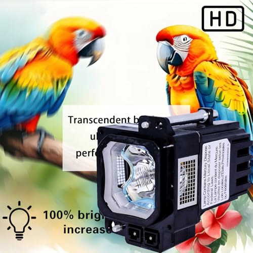 Image of BHL-5010-S Replacement Projector Lamp Bulb for JVC DLA-20U DLA-HD350 DLA-HD550 DLA-HD750 DLA-HD950 DLA-HD990 DLA-RS10 DLA-RS15 DLA-RS20 DLA-RS25 DLA-RS35 Projector Lamp with Housing