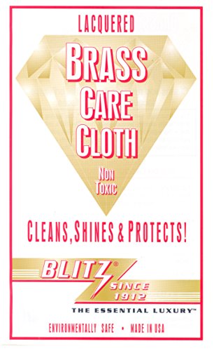 Blitz 21029 Lacquered Metal Care Cloth-Single-Ply, Treated, 2 Pack