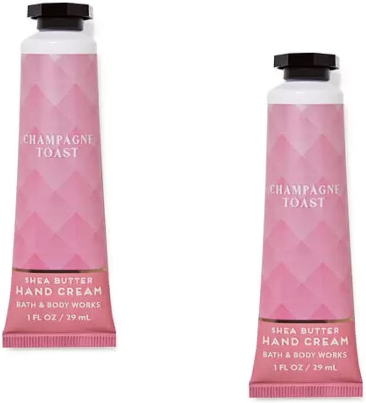 Shea Butter Hand Cream Travel Size1.0 Fluid Ounce, 2-Pack (Champagne Toast)
