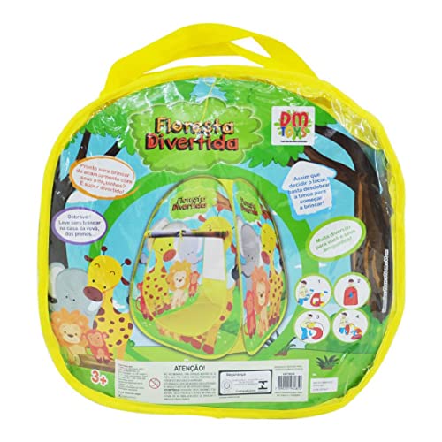 Barraca Infantil Dobravél Floresta Divertida, DM Toys