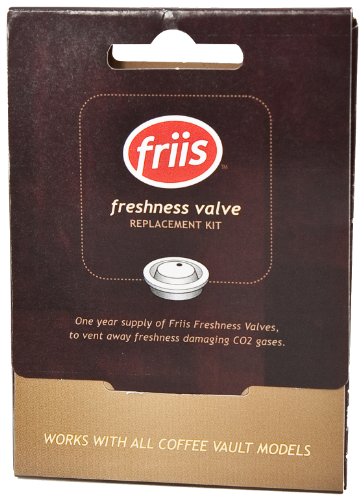 Friis Coffee Canister, Valves, White