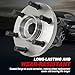 Pair 515065 4WD Front Wheel Bearing Hub Assembly Compatible with Nissan Frontier 2005-2019, for Nissan Pathfinder 2005-2012 Xterra 2005-2013, for Suzuki Equator 2009-2012, 6 Lugs w/ABS