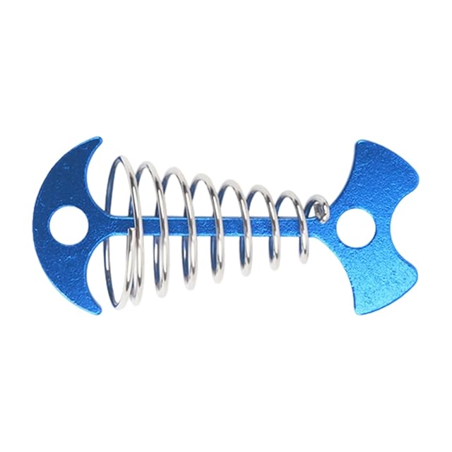 Camping Gear Deck Planks Board Tent Stakes Fishbone Deck Anchors Peg Spring Buckles Portable Tent Peg for Outdoor