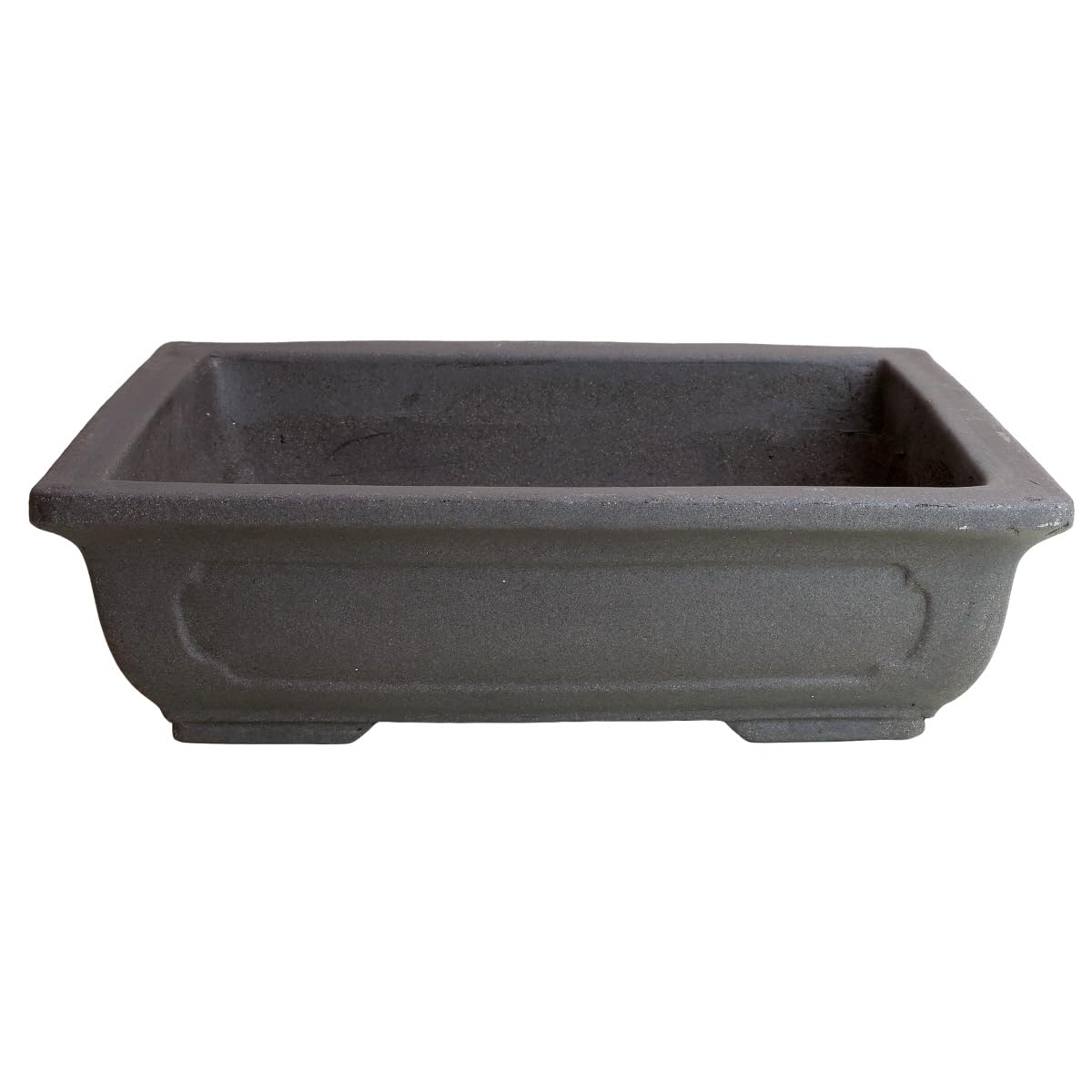 Amazon.co.jp: 盆栽 盆栽鉢 陶器 10号 ウ泥 長角 Bonsai 長方形 松竹梅
