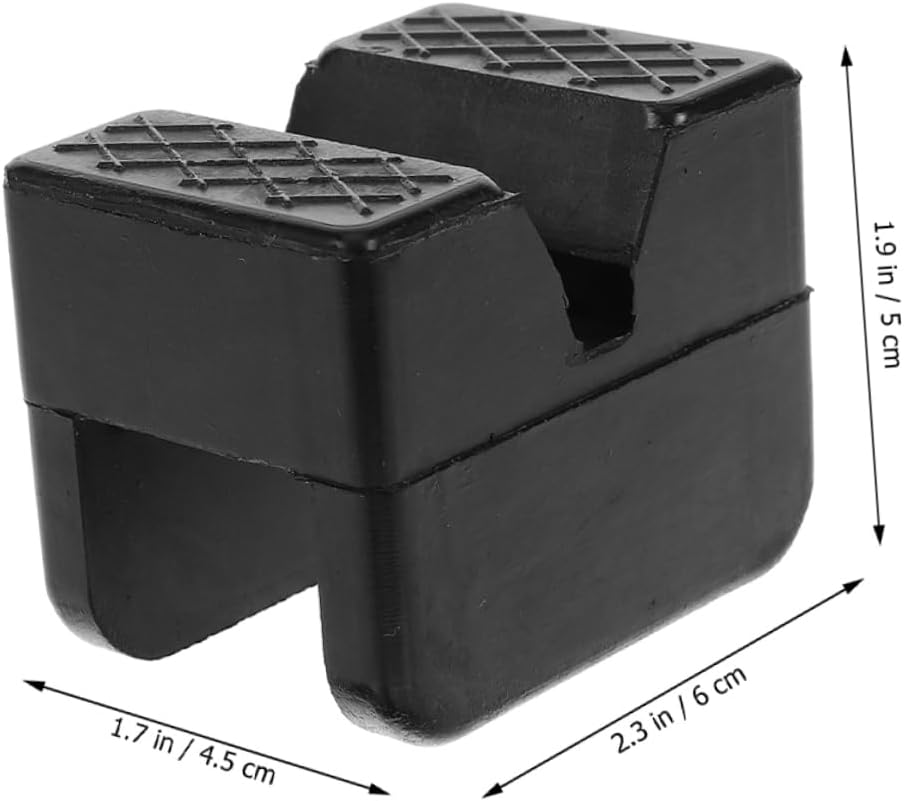 Rubber Jack Stand Pad Heavy Duty Slip Protector for Vehicle Lifting Height Compatible with Rvs and Cars Durable Rubber Material for Enhanced Safety