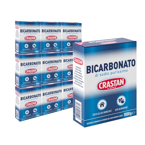 Bicarbonato di sodio - Confezione da 10 astucci da 1 kg - Totale 10 kg