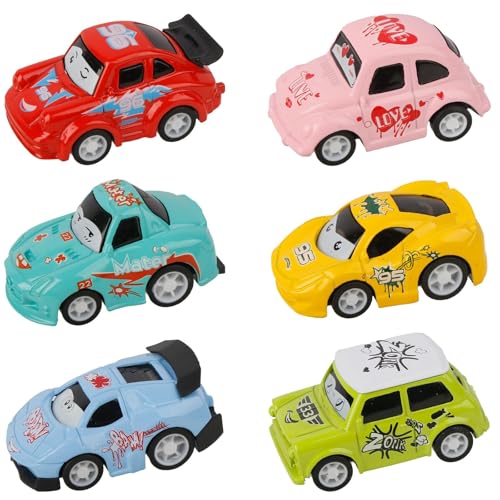 Luclay Cute Mini Car Spielzeug Automodell - Lightning Mc-Queen Kinderspielzeug Autos Ideal für Jungs und Mädchen, Sammler und Spielzeugliebhaber für Kinder Geburtstagsfeiern, Kindertage, Easter